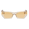 RETROSUPERFUTURE BEIGE AMATA SUNGLASSES