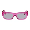 Retrosuperfuture Pink Roma Sunglasses In Purple