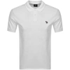 Paul Smith Regular Fit Short Sleeve Zebra Polo Shirt White In White