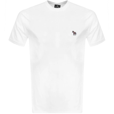 Paul Smith Zebra Logo T-shirt In White | ModeSens