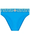 VERSACE GRECA BORDER BIKINI BRIEF TURQUOISE,98792C3F-1A41-2FB9-3C5C-6524CBA34297