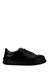 JIL SANDER LEATHER PLATFORM SNEAKERS,A5B85096-7CB5-8247-41A4-46F49255C05A