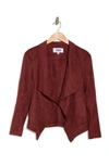 Bb Dakota By Steve Madden Wade Faux Suede Jacket In Cherrywood