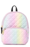 Luv Betsey By Betsey Johnson Patent Small Backpack In Pastel Multi