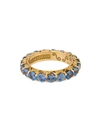 DOLCE & GABBANA 18KT YELLOW GOLD HERITAGE SAPPHIRE RING