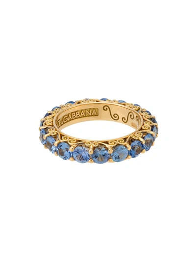 Dolce & Gabbana 18kt Yellow Gold Heritage Sapphire Ring