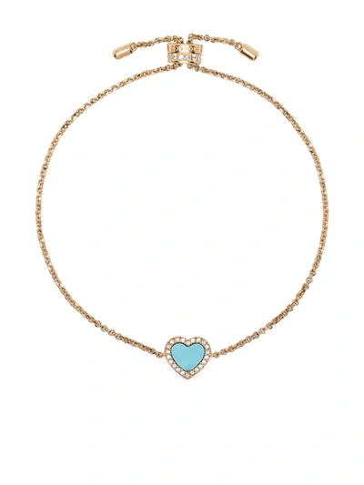 APM MONACO MISMATCHED HEART ADJUSTABLE BRACELET 