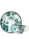 GUCCI HERBARIUM COFFEE CUP AND SAUCER SET