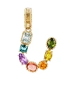 Dolce & Gabbana Rainbow Alphabet U 18kt Yellow Gold Pendant In Gold