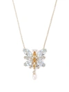 DOLCE & GABBANA 18KT YELLOW GOLD SPRING GEMSTONE PENDANT NECKLACE