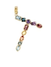 DOLCE & GABBANA RAINBOW ALPHABET T 18KT YELLOW GOLD PENDANT