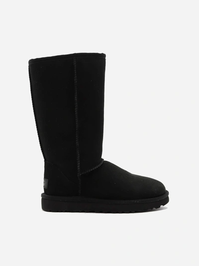 UGG CLASSIC TALL II BOOTS IN SUEDE,1016224W CLASSICBLACK