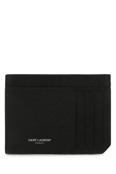 Saint Laurent Porta Tessere-tu In Black