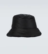 Prada Padded Re-nylon Bucket Hat In Black