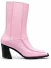 Camperlab Karole Calf-length Boots In Pink