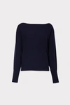 Milly Dolman Top In Navy