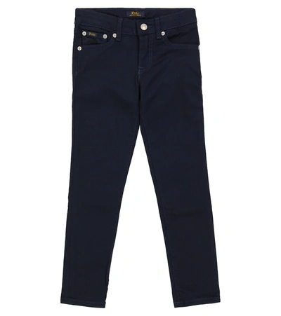 Polo Ralph Lauren Kids' Straight Jeans In 蓝色