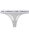 KARL LAGERFELD LOGO裤腰三角内裤（两件装）