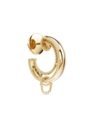 Dolce & Gabbana 18kt Yellow Gold Alphabet Hoop Earring In Gold