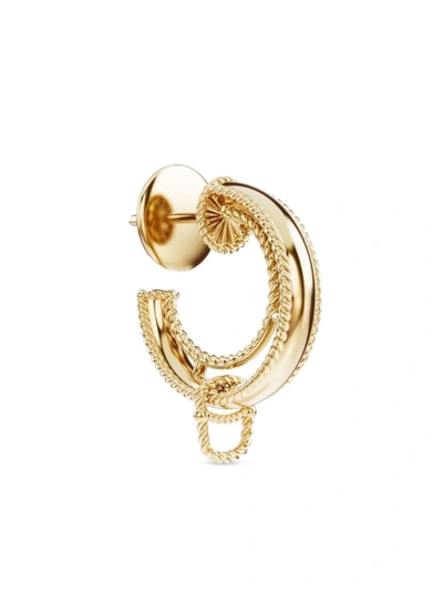 Dolce & Gabbana 18kt Yellow Gold Alphabet Hoop Earring