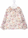 BONPOINT FLORAL-PRINT RUFFLED-COLLAR BLOUSE