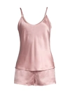 La Perla Women's 2-piece Silk Camisole & Shorts Pajama Set In Pink