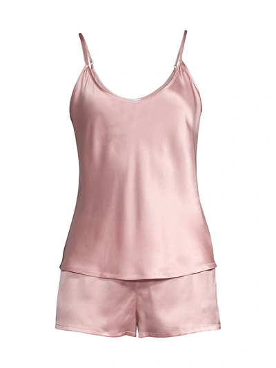 La Perla Women's 2-piece Silk Camisole & Shorts Pyjama Set In Pink