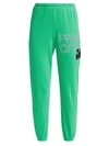 Freecity Logo Sweatpants In Green Machine