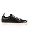 Thom Browne Rwb-stripe Low-top Sneakers In Black