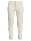 Nili Lotan Jenna Cotton Pants In Winter White