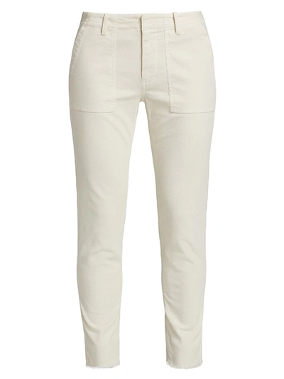 Nili Lotan Jenna Cotton Pants In Winter White