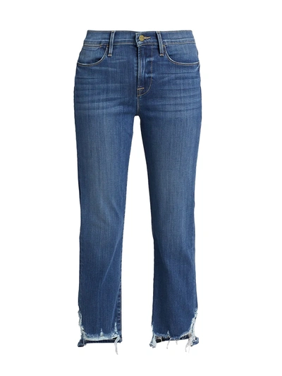 Frame Le High Straight Fit Jeans In Stallion Chew
