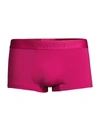 Calvin Klein Low-rise Trunks In Plum Berry