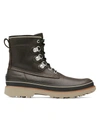 Sorel Men's Caribou Street Waterproof Leather Boots In Blackened