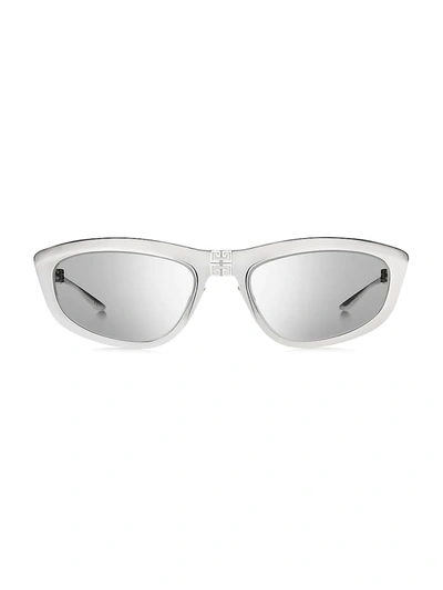 Givenchy 57mm Cat Eye Sunglasses In Silver