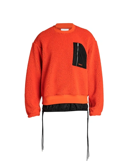 Ambush Orange Wool Fleece Sweatshirt