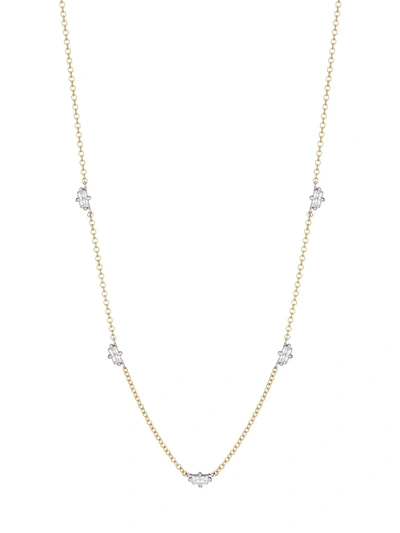 Ila Maravel 14k Two-tone Gold & Diamond Necklace
