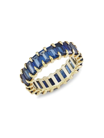 Ila Harper 14k Yellow Gold & Blue Sapphire Ring