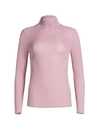 Ag Chels Cotton Turtleneck Sweater In Lavender Sunset