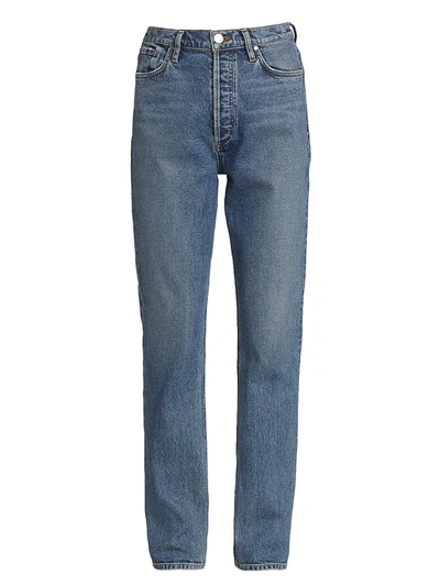 Goldsign + Net Sustain High-rise Straight-leg Jeans In Farrel Blue