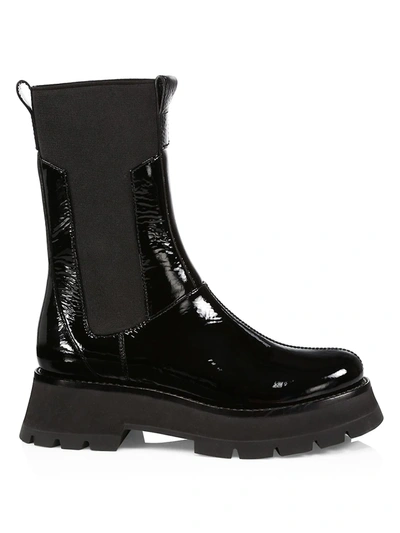 3.1 Phillip Lim / フィリップ リム Kate Lug-sole Leather Combat Boots In Black