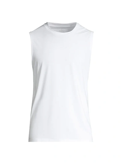 Alo Yoga Idol Performance Jersey-knit Tank Top In White