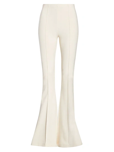 Sablyn Bailey Stretch-jersey Flared Pants In White