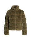 Generation Love Jodi Faux Fur Jacket In Army