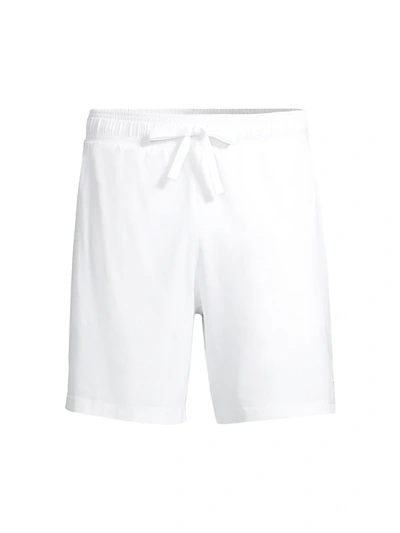 Alo Yoga 7" Unity 2-in-1 Fleece Shorts In White