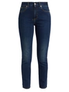 ALEXANDER MCQUEEN CROPPED SKINNY ANKLE JEANS,400014324847