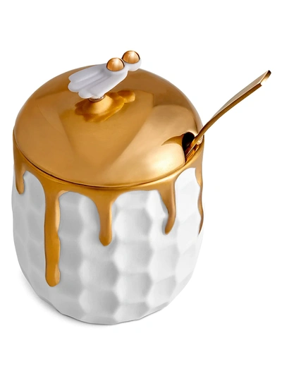 L'objet Beehive Honey Pot & Spoon Set