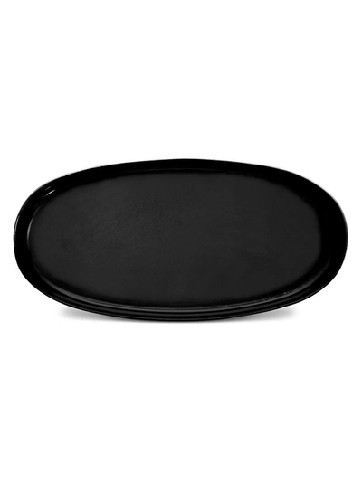 L'objet Terra Iron Oval Medium Platter In Tan