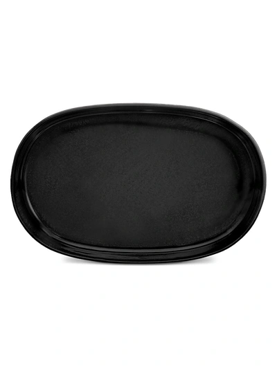 L'objet Terra Iron Oval Small Platter In Wine