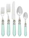 VIETRI ALADDIN ANTIQUE AQUA 5-PIECE FLATWARE SET,400014584625